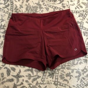 Gapfit Maroon Running Maternity Shorts